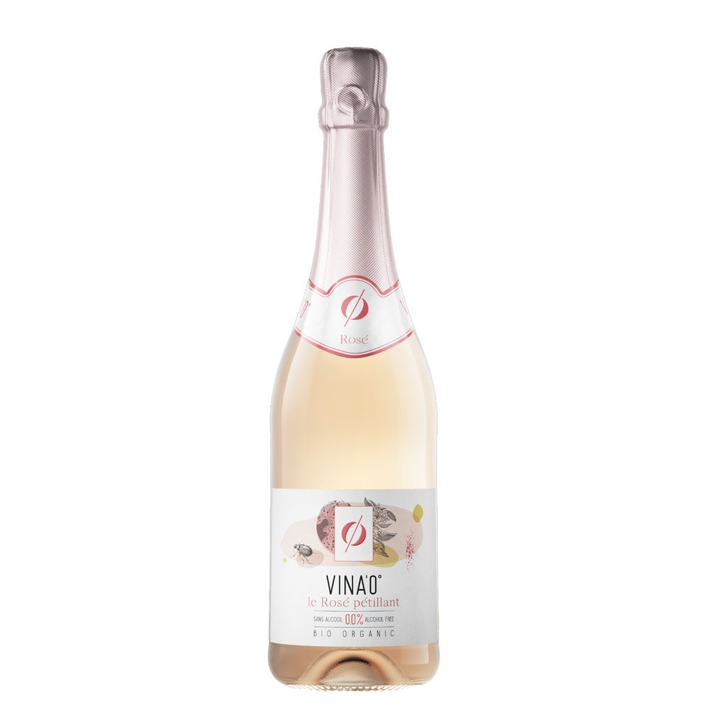 BIO-Schaumwein entalkoholisiert Rosé 0,0%
