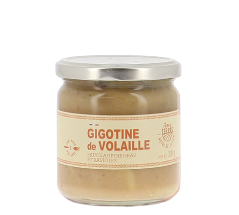 Geflügel-Gigotine mit Foie Gras Sauce und Raviolis 300g