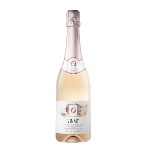 BIO-Schaumwein entalkoholisiert Rosé 0,0%