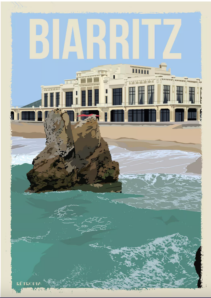 Biarritz-Kasino 9x25cm