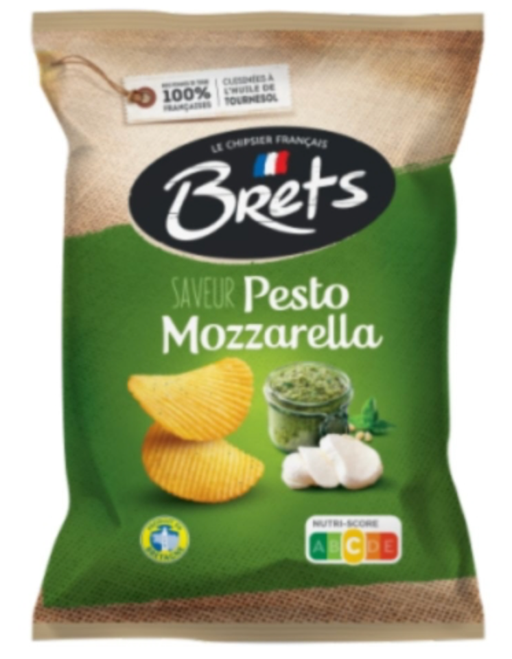 Bret’s Chips Pesto & Mozzarella