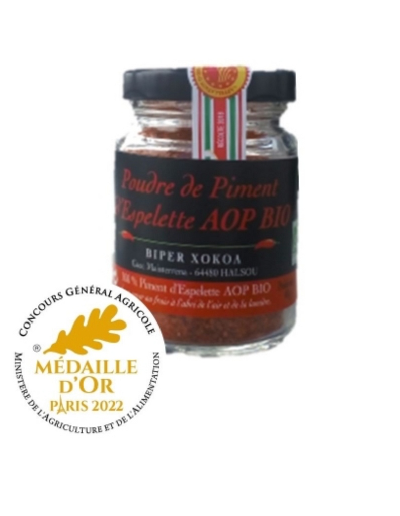 Bio Piment d’Espelette im 40 g Glas
