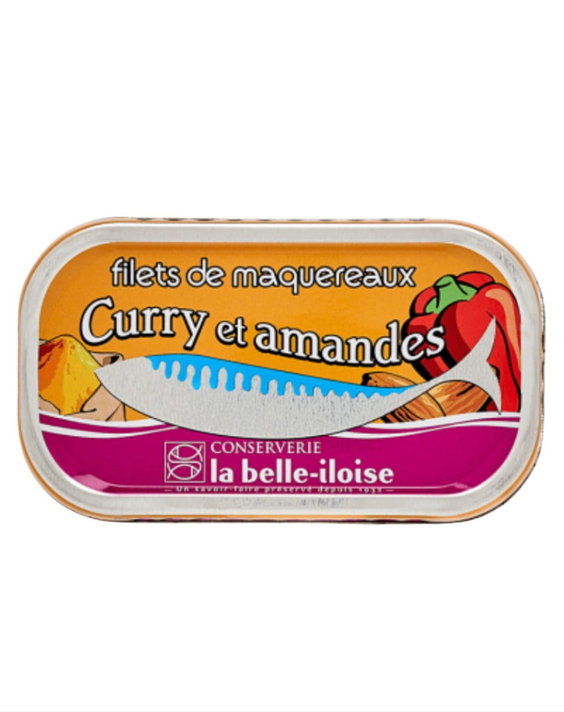 Makrelenfilets mit Curry & Mandeln