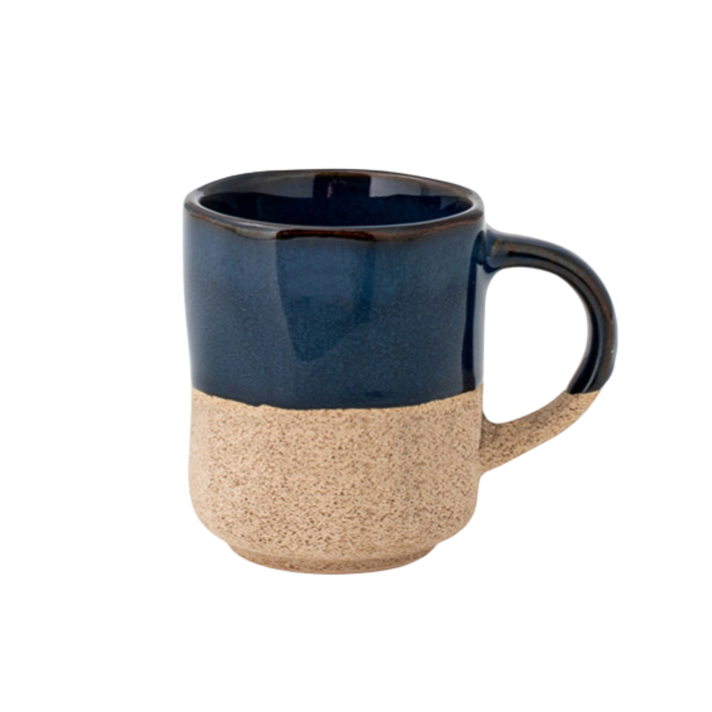 Coastal-Vibes Kaffeetasse dunkel blau