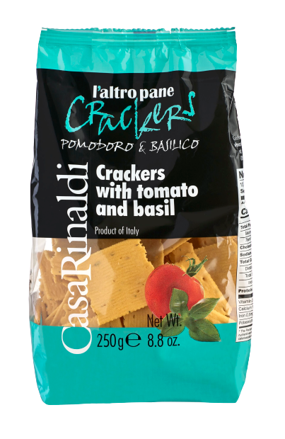 Crackers Italiani mit Tomate und Basilikum - L'ÉPICERIE