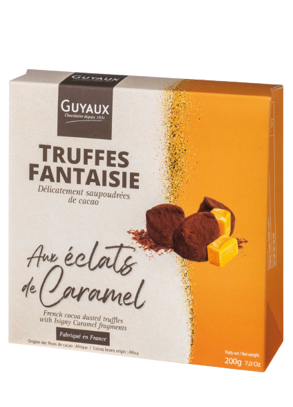 Schokoladentrüffel mit Karamell 200g