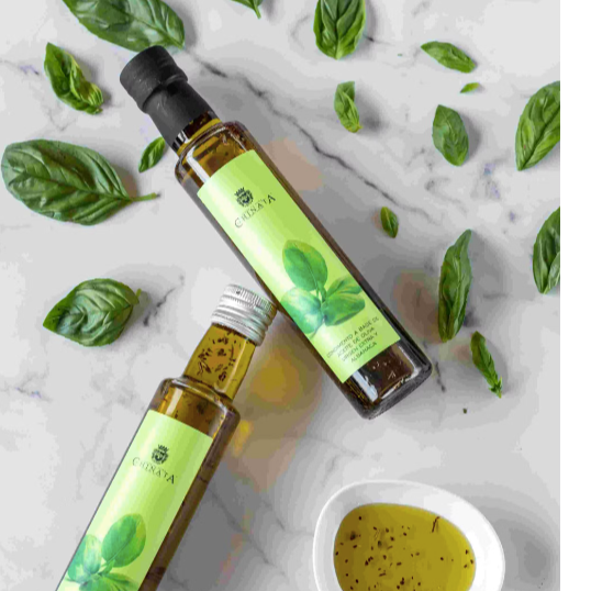 Olivenöl mit Basilkum 250ml