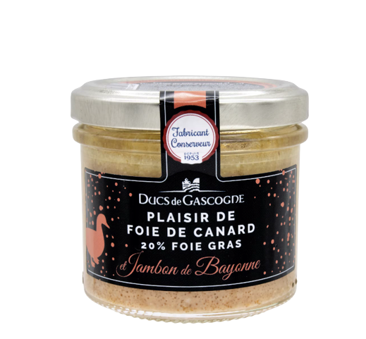 Foie Gras 20% mit Bayonne Schinken 90g