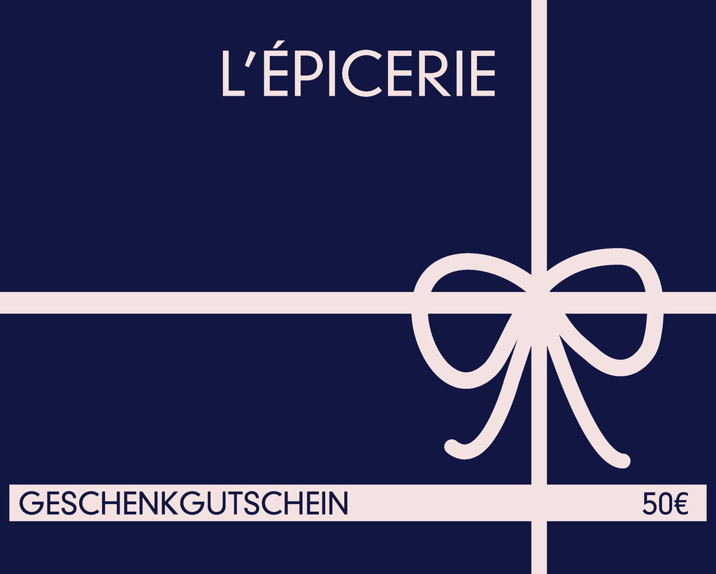 L'EPICERIE Online-Geschenkgutschein 50€ - L'ÉPICERIE