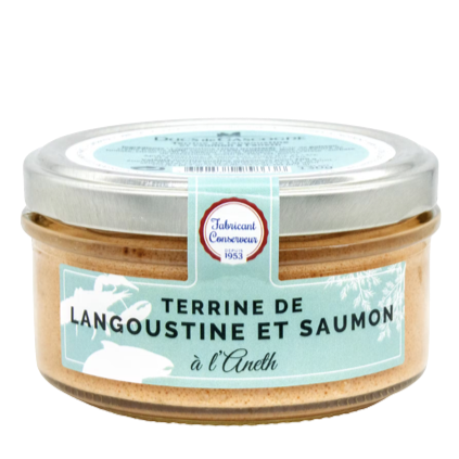 Langustinen-Lachs-Terrine mit Dill 130g