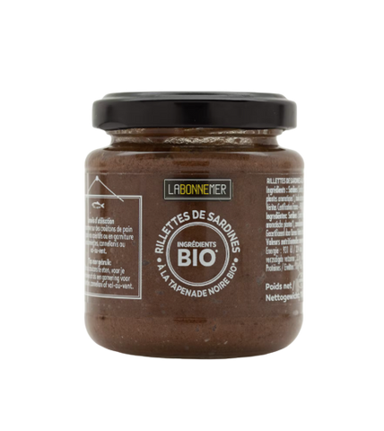 La Bonne Mer - Sardinen-Rilletten mit schwarze Tapenade