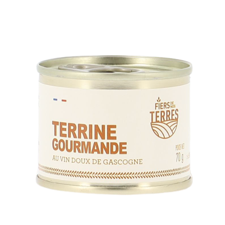 Gourmet-Terrine mit Süßwein und 15% Foie gras 70g