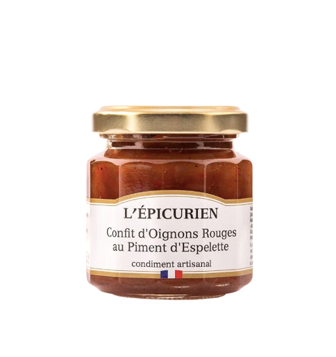 Confit d'oignons rouges au piment d'espelette